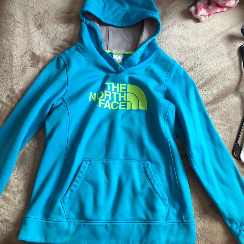 The North Face sweatshirt
